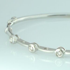 $3500 / EFFY 0.5 CWT Diamond Heart Bracelet / 14K Gold